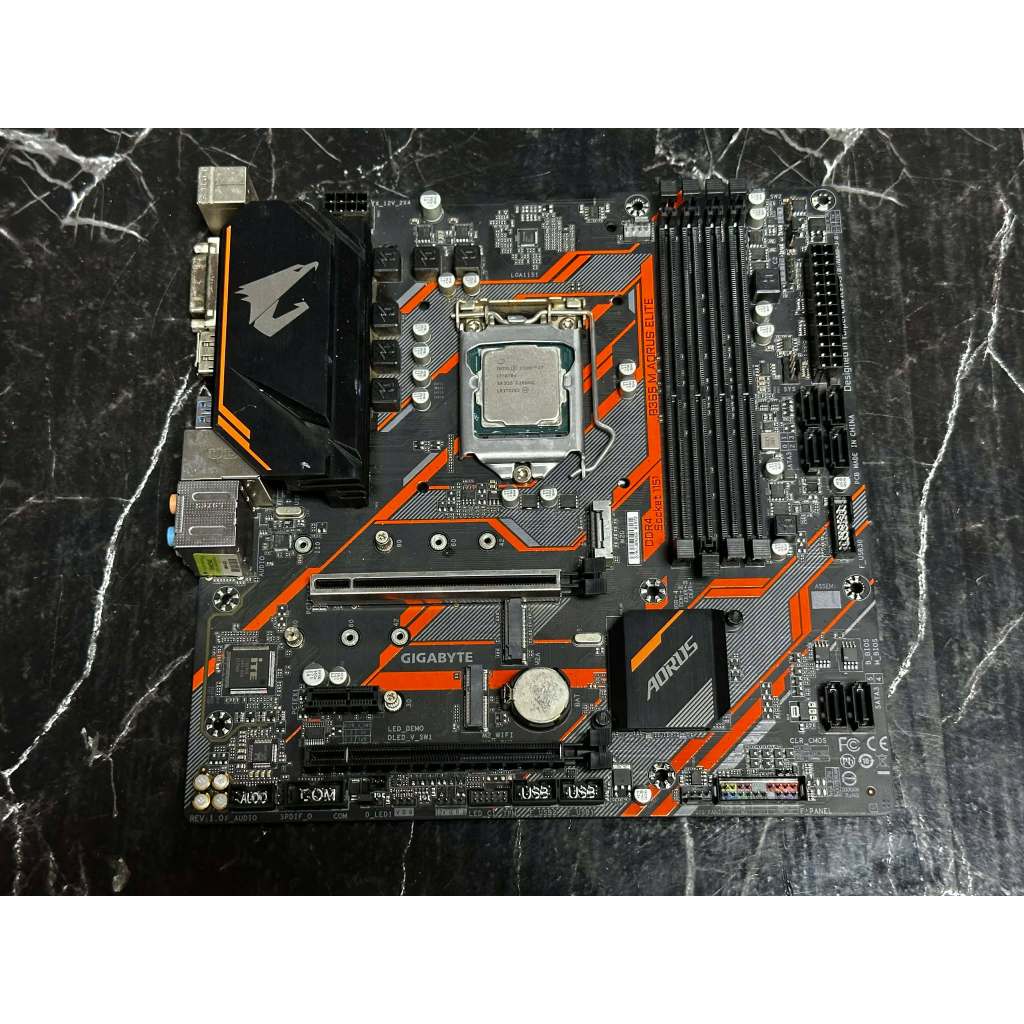 ชุดเมนบอร์ด CPU I7 8700 + MB B365M Aorus Elite Gigabyte