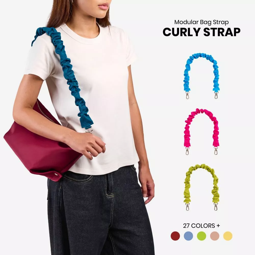 MyVeryOwnWay | Curly Strap - สายหยิกขนาดสั้น รุ่นขายดีมาก ทรงหยิกน่ารัก (มี 27 สี)