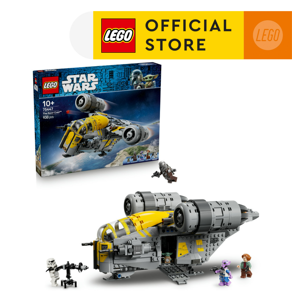 LEGO Star Wars 75447 The Razor Crest (930 Pieces), Building Blocks, Kids Toy