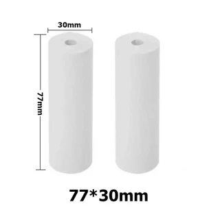 🔥ถูกที่สุด🔥 กระดาษ กระดาษสติกเกอร์ size 77x30/107x30mm แบบปกติ/เว้นขอบ Peripage A9/A9s(Max)!!!