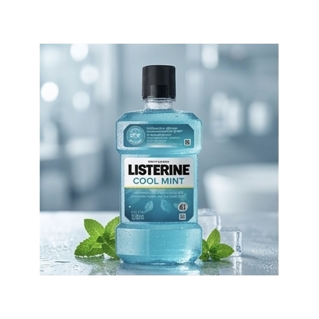 LISTERINE น้ำยาบ้วนปากคูลมินต์ 250มล.