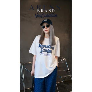 Polka Script Set AR989 ชุดเซ็ตเสื้อ+กางเกง
