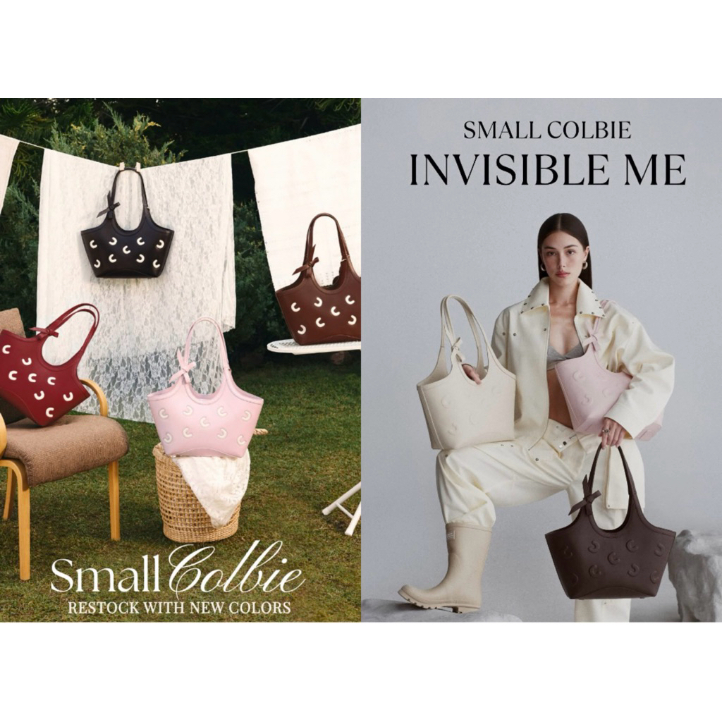 (พร้อมส่ง) 🌈👜 𝗦𝗠𝗔𝗟𝗟 𝗖𝗢𝗟𝗕𝗜𝗘– 𝗜𝗻𝘃𝗶𝘀𝗶𝗯𝗹𝗲 𝗠𝗲 🎁พร้อมของแถมครบเซท✨𝗔𝗟𝗜𝗖𝗘 𝗗𝗢𝗨𝗕𝗟𝗘 𝗕𝗔𝗚 𝗜𝗡 𝗣𝗢𝗟𝗞𝗔 𝗗𝗢𝗧💕