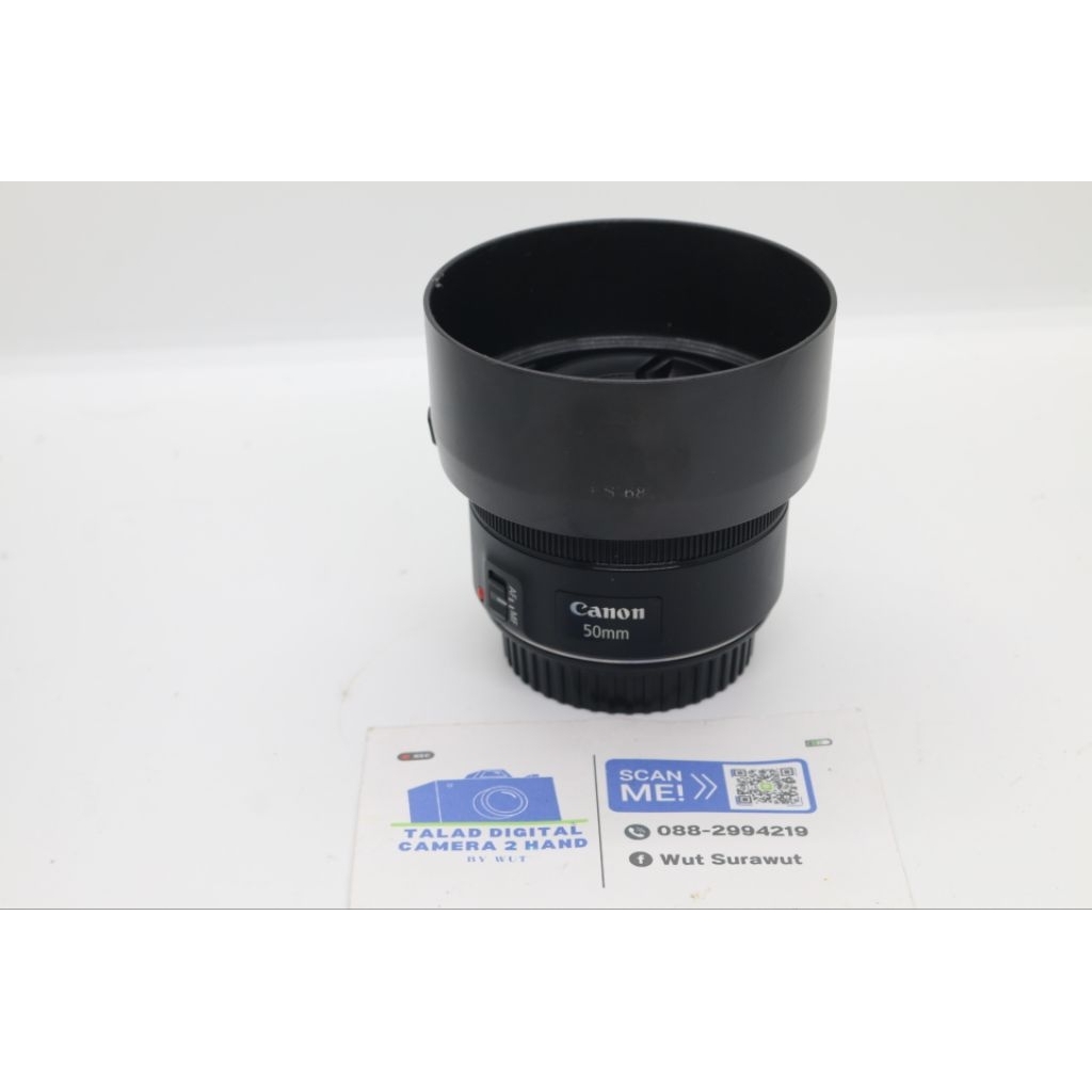 Canon 50mm F1.8 STM พร้อมฮูด