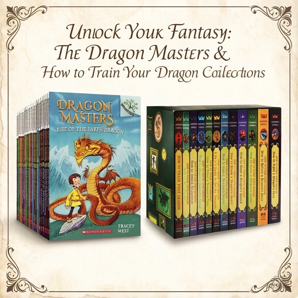 English Story Books How to Train Your Dragon 12 Books/ Dragon Master 27 Books