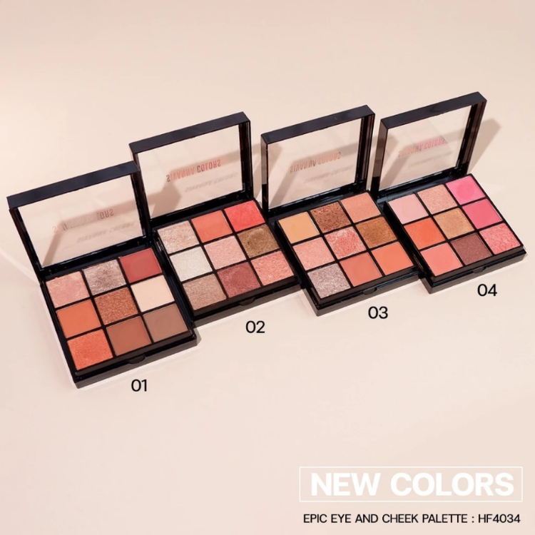(HF4034) SIVANNA COLORS Epic Eye and Cheek Palette 20g รูปที่ 5