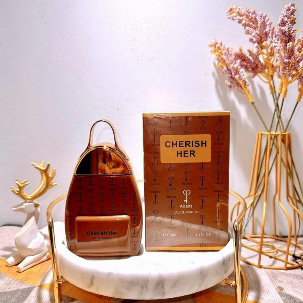 น้ำหอมแท้นำเข้าCherish Her Arianaเทียบ MCM edp.น้องกระเป๋า(100ml.)🚚 ส่งของทุกวัน⚡️ ส่งไว