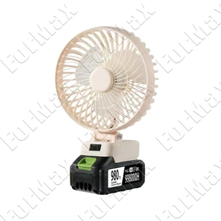 🔥980V🔥พัดลมแบตเตอรี่ไร้สาย 7นิ้ว พัดลมปรับระดับได้ 90 องศ แบตเตอรี่ลิเธียมพัดลมพกพา ลมแรง เสียงเบา ลมใหญ่ ลมแรง