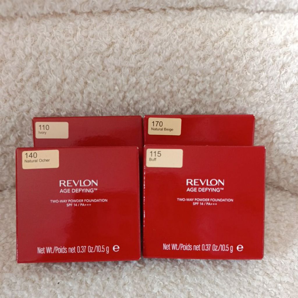 รีฟีล Revlon Age Defying Two-Way Powder Foundation SPF14 / PA +++ เรฟลอนตลับแดง 10.5g (Refill)