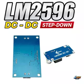 LM2596 DC-DC Adjustable Buck Converter step down ตัวควบคุมแรงดันไฟฟ้า แบบปรับได้ พร้อมโวลต์มิเตอร์ LED