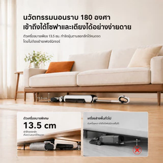 【Uwant】D500 Pro/D700 Wet and Dry Vacuum โหมด AI เครื่องล้างพื้นดูดฝุ่น ดูดน้ำ ถูพื้น สถานีฐานแบบดันเข้า จบในเครื่องเดีย