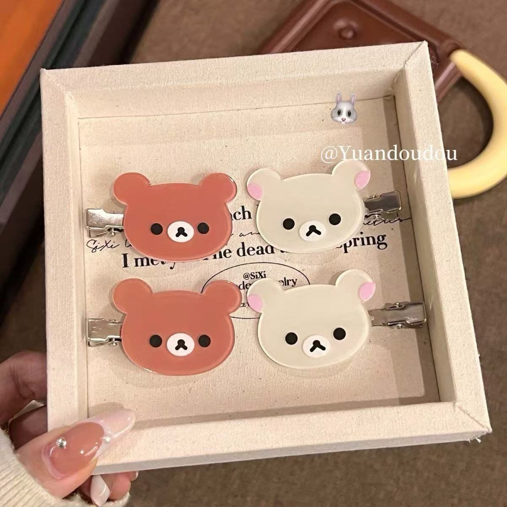 กิ๊บหนีบผมหมี Rilakkuma Style 🐻💖 คิ้วท์ละมุน สายหวานต้องมี!