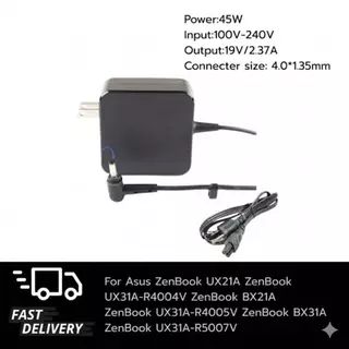(ประกัน 18 เดือน) สายชาร์จ โน๊ตบุ๊ค for ASUS ZenBook UX310U UX330U UX410U 45W อะแดปเตอร์หัวจิ๋ว asus006