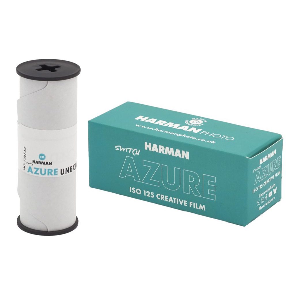 ฟิล์มสี Harman Switch AZURE 125 120 Film Color Film ฟิล์ม Creative Film
