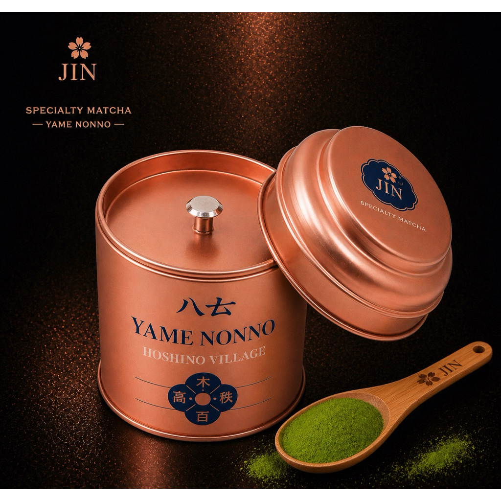 YAME NONNO - Hoshino Village _JIN Specialty Matcha  มัทฉะคุณภาพสูงจากหมู่บ้านฮะชิโนะ วิลเลจ