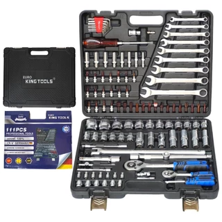 EURO KING TOOLS ชุดบล็อค 150 ชิ้น Premium ขนาด 1/2 (4หุน) คุณภาพเยอรมนี