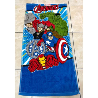 ผ้าเช็ดผมลายลิขสิทธิ์มีตำหนิ หลุด Qc ไซส์ 15×30 นิ้ว