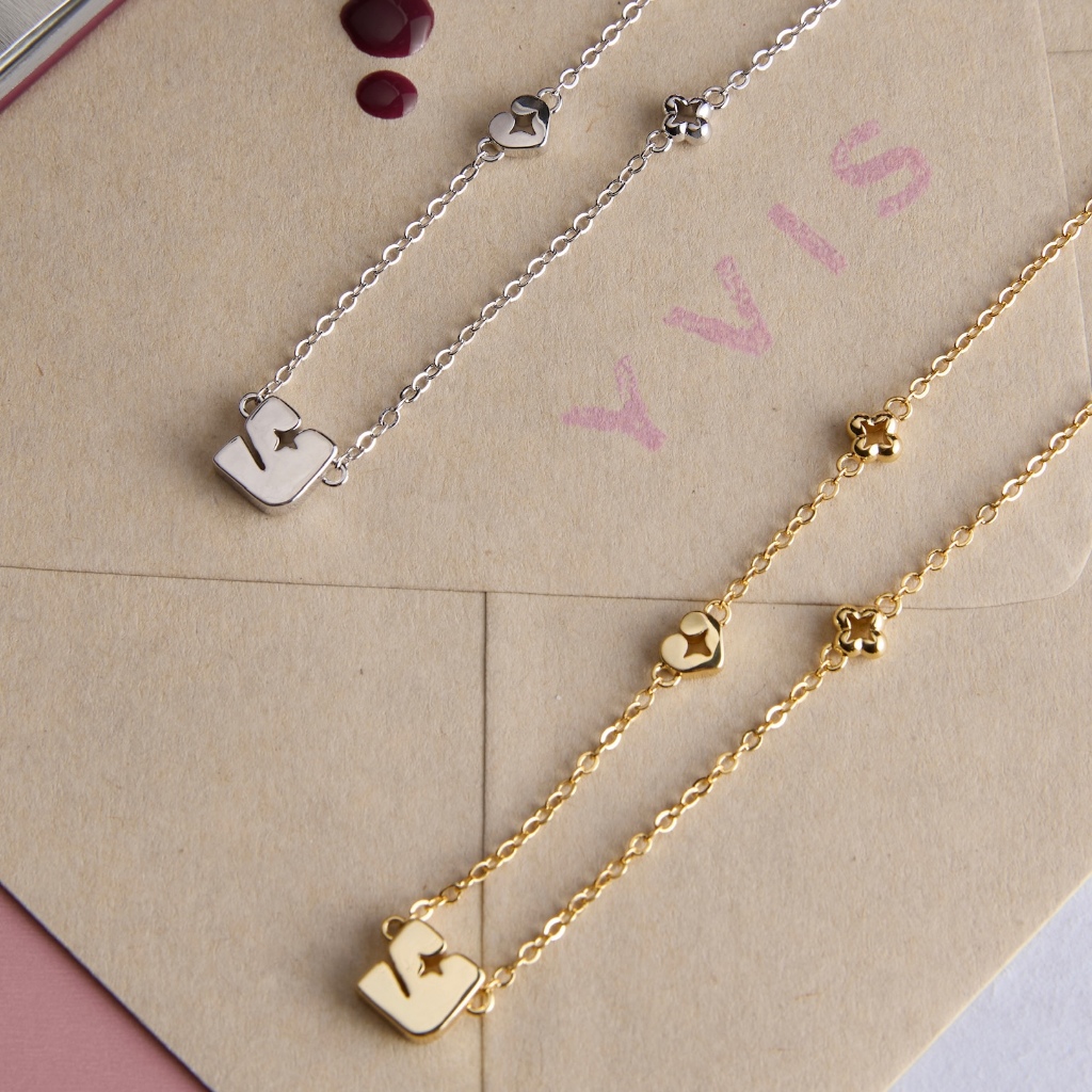 YVIS La Femme Brass Necklace - Mon Amour Collection