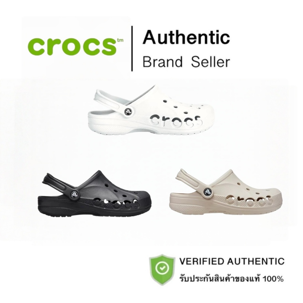 สินค้าใCROCS Baya Clog รองเท้าลำลองผู้ใหญ่ BLACK/BONE/WHITE/QUARTZ