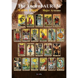 The Ancient Aurum Tarot 78 cards by Deckstiny (ไพ่แท้100%)