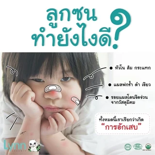 (รางวัลบาล์มแห่งปี2024-25) Lynn Organic บาล์มขนาด 2 กรัม บาล์มลดอักเสบ 3 in 1