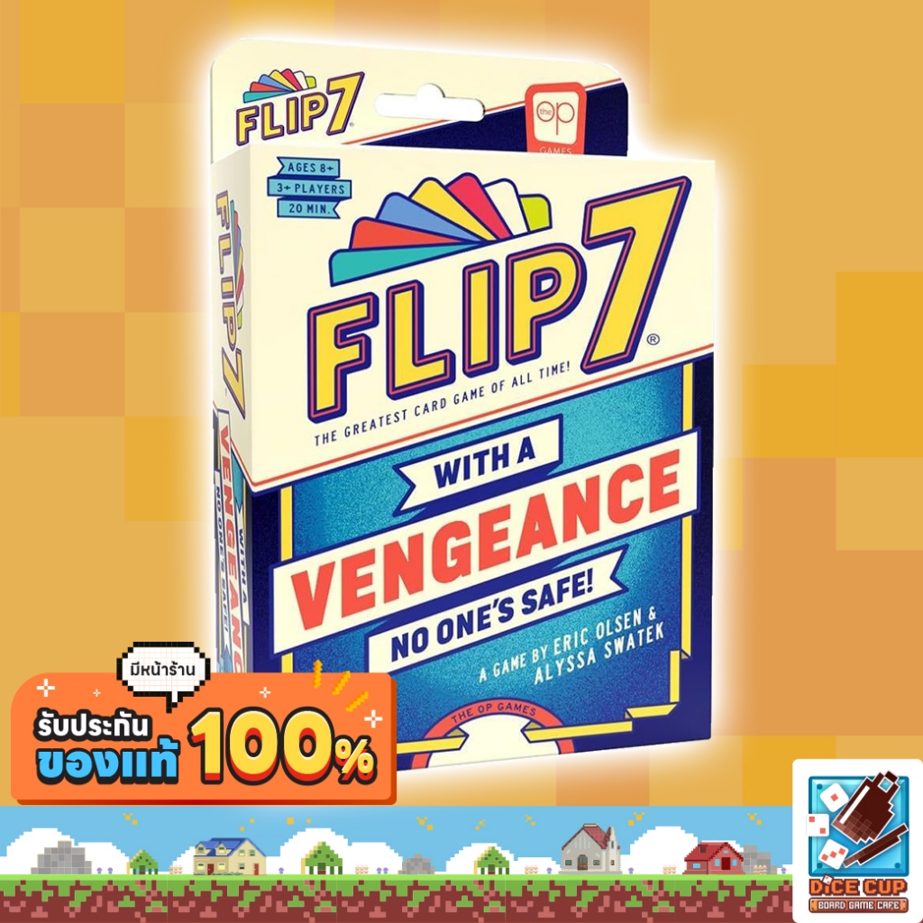 [ของแท้] Flip 7 With A Vengeance Board Game