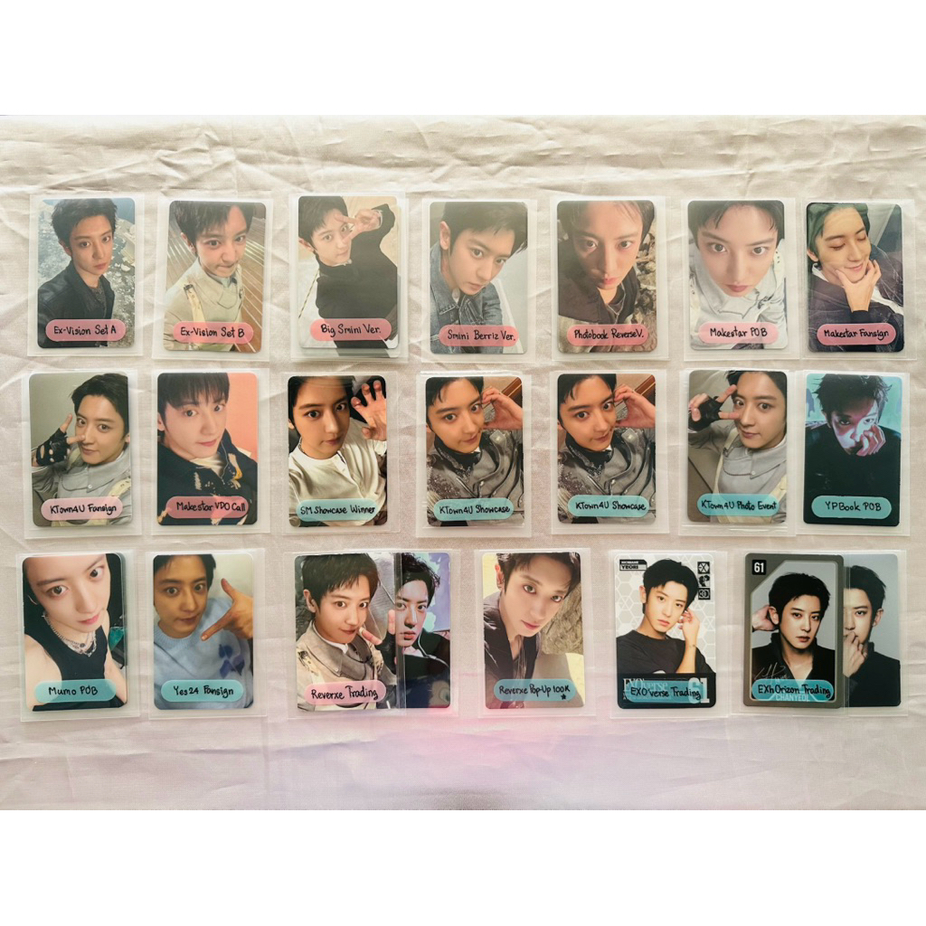 [พร้อมส่ง อัปเดต 3 มิ.ย.] EXO Reverxe Official Card : CHANYEOL