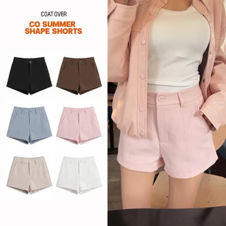 CO1280 CO Summer Shape Shorts – กางเกงขาสั้นเอวสูง