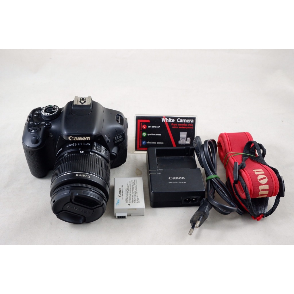 Canon 600D + เลนส์ 18-55 IS II  มือสอง (อ่านรายละเอียดก่อน)