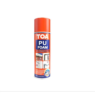 PU โฟม พียูโฟม TOA ยกลัง 12 กระป๋อง ใหม่ สินค้ายังผลิตไม่ถึงปี order ละไม่เกิน 2ลัง