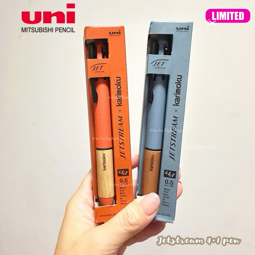 พร้อมส่ง !!  ปากกา jetstream 4+1 ลายไม้ แท้จาก brand karimoku (EHE) 4.2/2026 (9) 4.4/2026 (5) 5.1/2026 (2) 5.3/2026