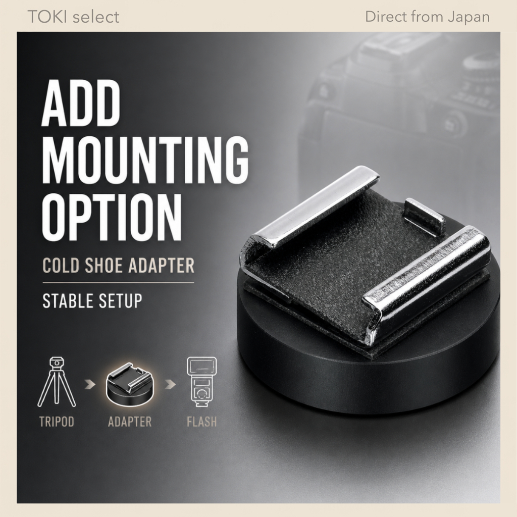 HAKUBA Cold Shoe Mount Adapter 1/4 Screw Camera Flash Bracket Metal Tripod Shoe Adapter HDBP-SA