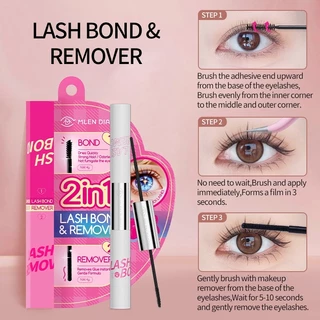 New มาสคาร่ากาว & รีมูฟเวอร์ สำหรับติดขนตา (Mlen Diary มาสค่าร่ากาวถอดติดในแท่งเดียว)
