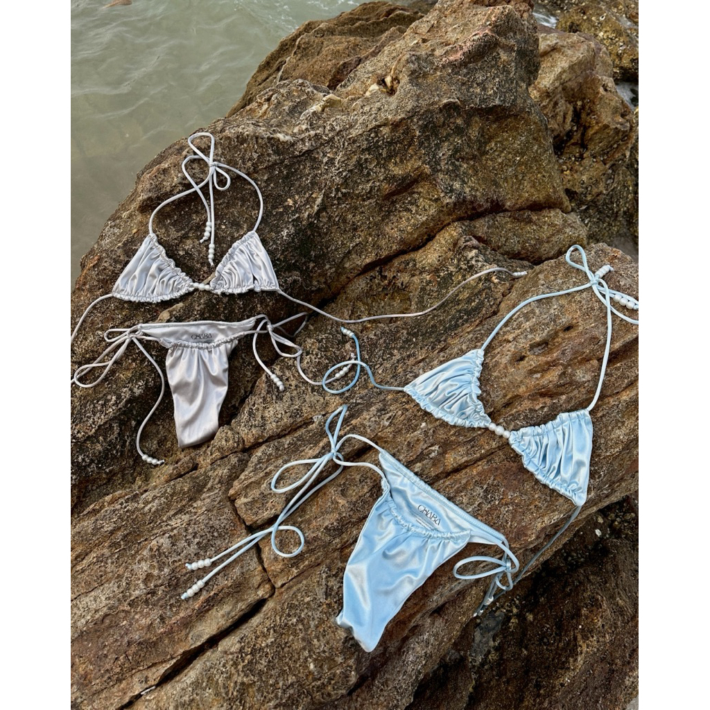 Baby pearl gray 🩶Bikini set