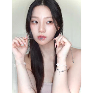 nice try studio - Bunni Loves Necklace สร้อยคอรูปกระต่าย พร้อมไข่มุกแท้ ไม่ลอก ไม่ดำ