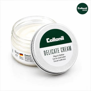 [แถมฟรี ผ้าเช็ด 150 บาท] Collonil Delicate Cream 60 ml. ครีมทำความสะอาดหนังแท้ หนังคาเวียร์ หนังวัว หนังแกะ หนังแพะ