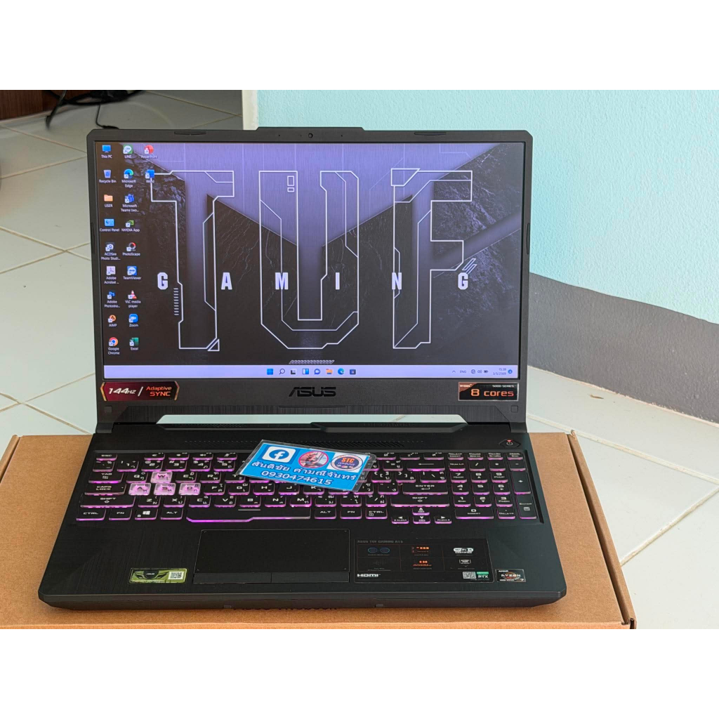 #เทพๆ #RTX3070 #AMD7 #5800H  💥ASUS TUF GAMING A15 ทรงพลัง