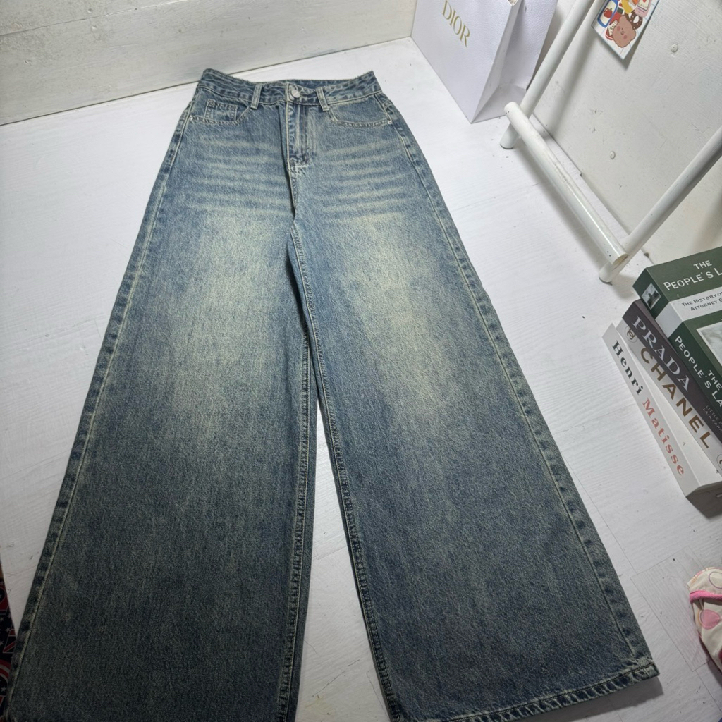 กางเกงยีนส์ PROMTHONG เอวสูง Sz.s ซื้อมา 490.-