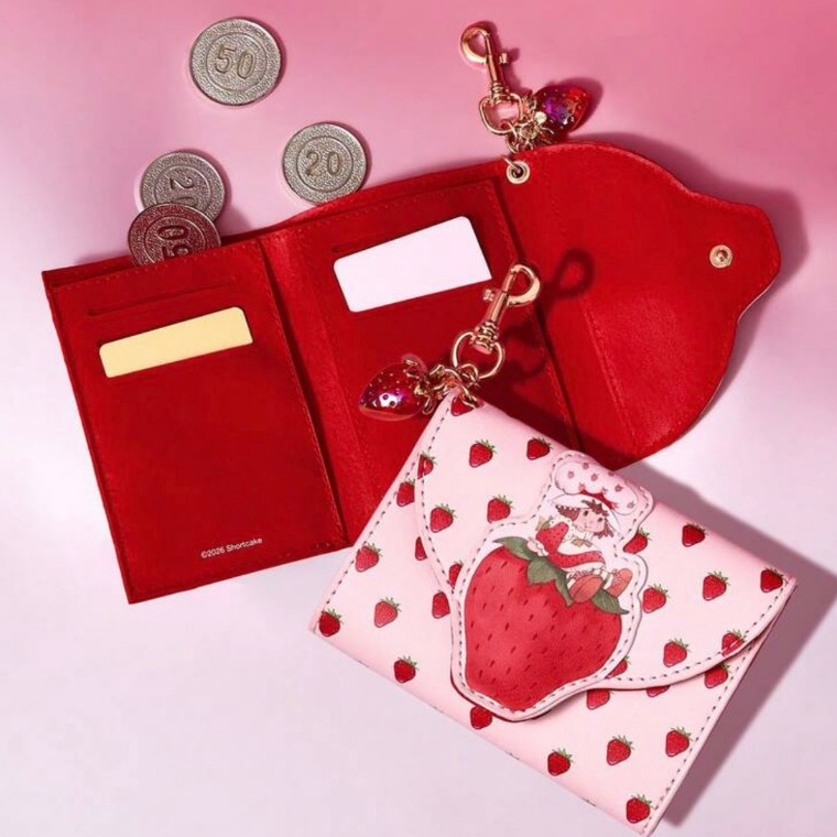 (พร้อมส่ง🍓) Strawberry Shortcake กระเป๋าใส่บัตร กระเป๋าสตางค์