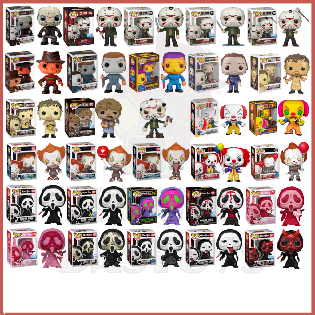 {PRE-ORDER} Funko Pop! MOVIES : Horror, Halloween, Chainsaw, Friday13th, Freddy, IT Pennywise, Jason