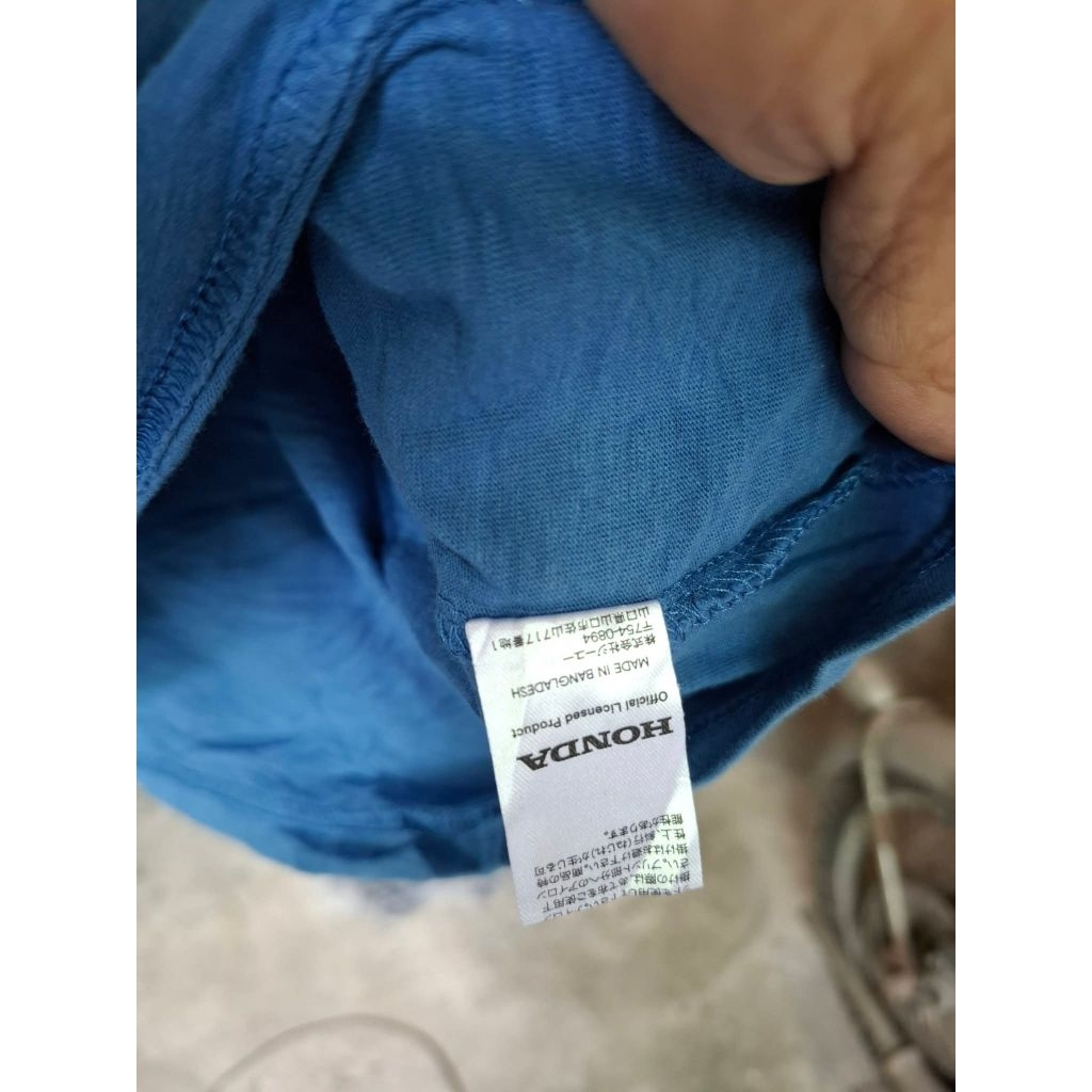 เสื้อยืด honda NSR250 สภาพใหม่ 90% ไม่ขาดไม่รู อก 20 ยาว 26 นิ้ว ไซร์M