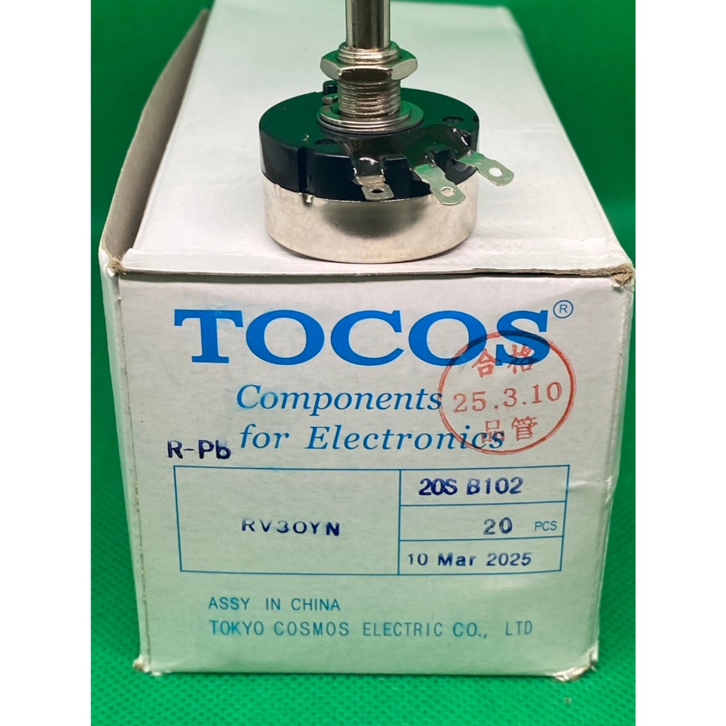 RV30YN 20S B102/B103/B502/B504  1K/10K/5K/500K  โพเทนชิโอมิเตอร์