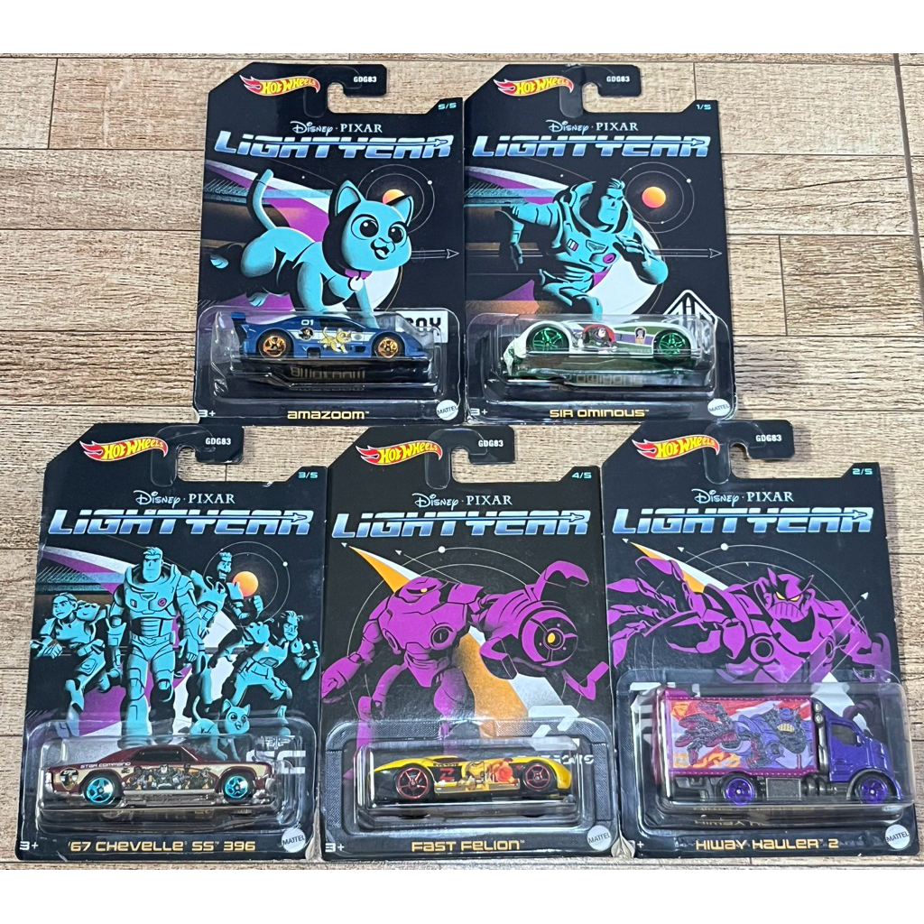 HOTWHEELS Disney Pixar Lightyear แยกคัน ‼️แพคไม่สวย