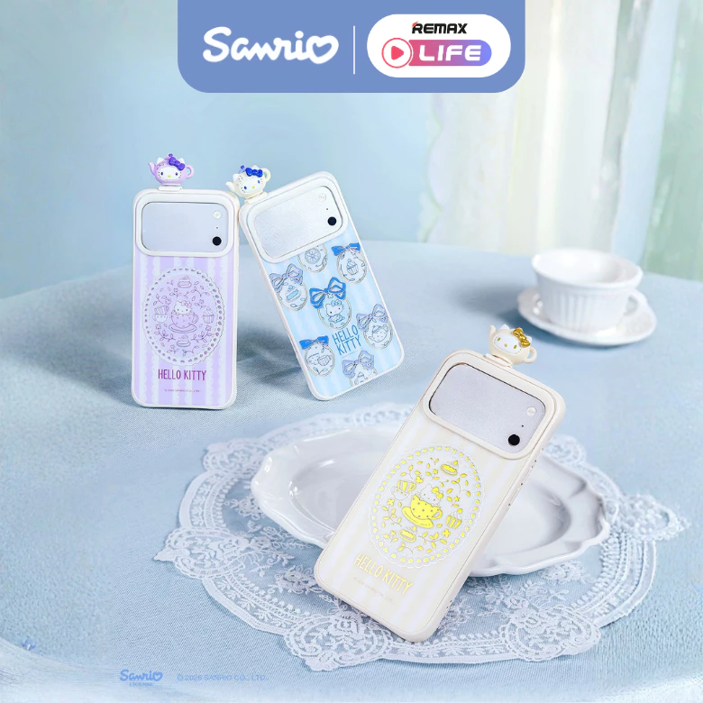 กล่องสุ่ม Sanrio Phone Case Hello Kitty Tea Party Series เคส IP 17 Pro Max thumbnail 8
