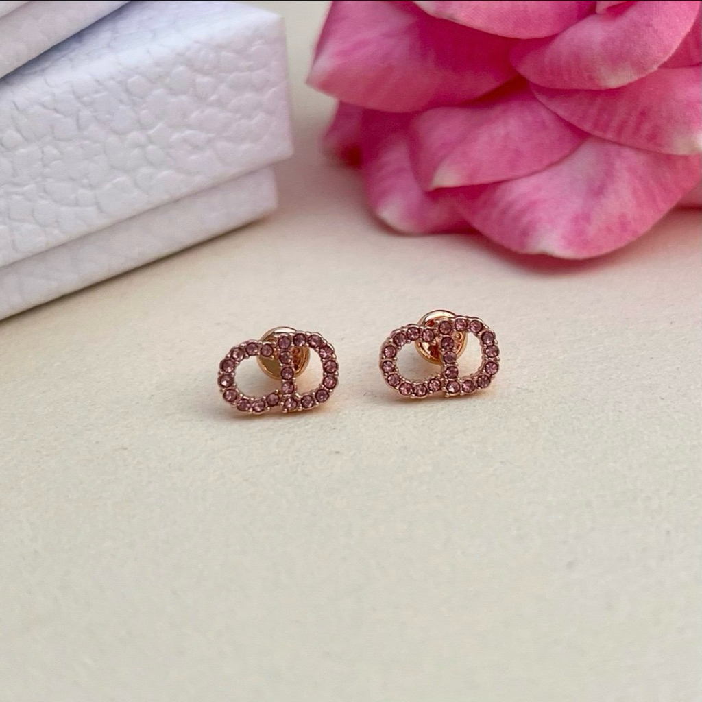 ต่างหูชมพู | CD PINK EARRING
