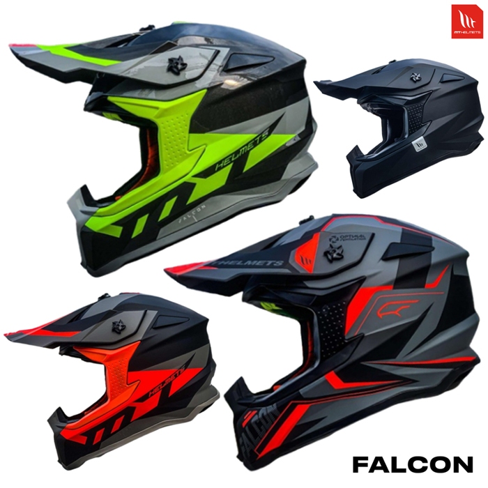 MT หมวกวิบาก Falcon หมวกสไตล์ Off-Road แบรนด์สัญชาติสเปนที่เน้นความคุ้มค่าและดีไซน์ที่ดุดัน