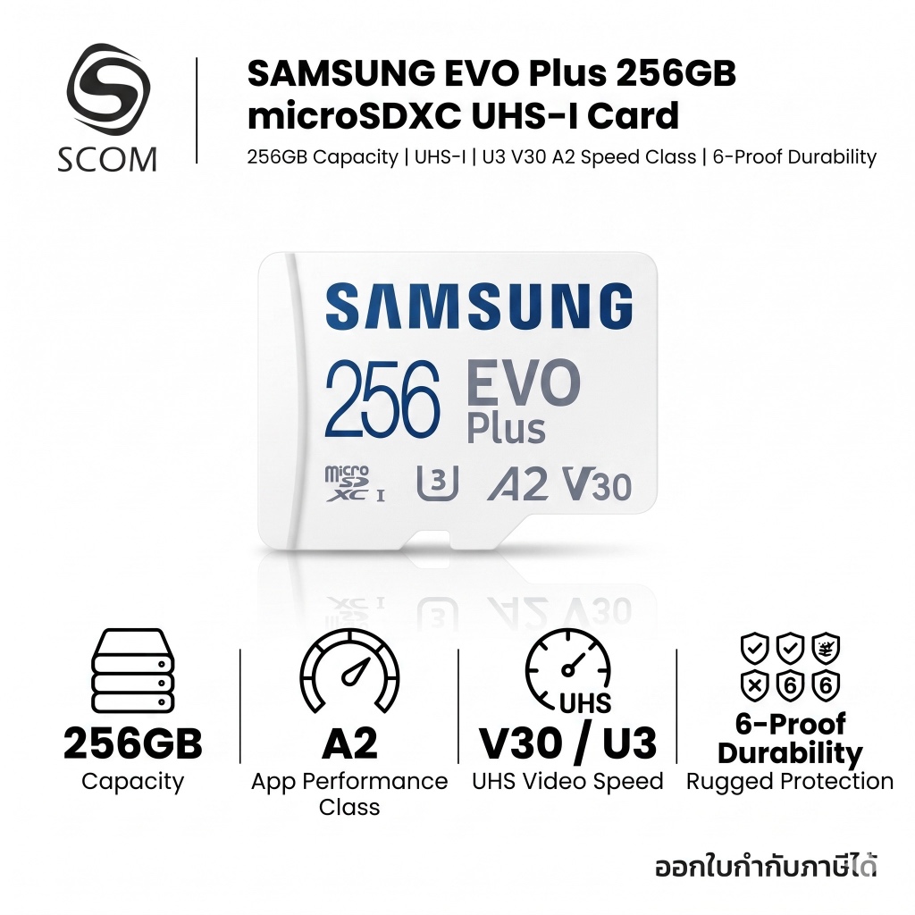 MicroSD Card Samsung EVO Plus 256GB