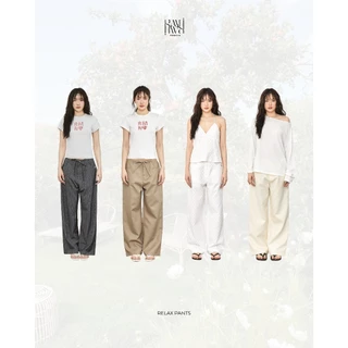 Roomry.n - Relax Pants กางเกงทรงขากระบอก