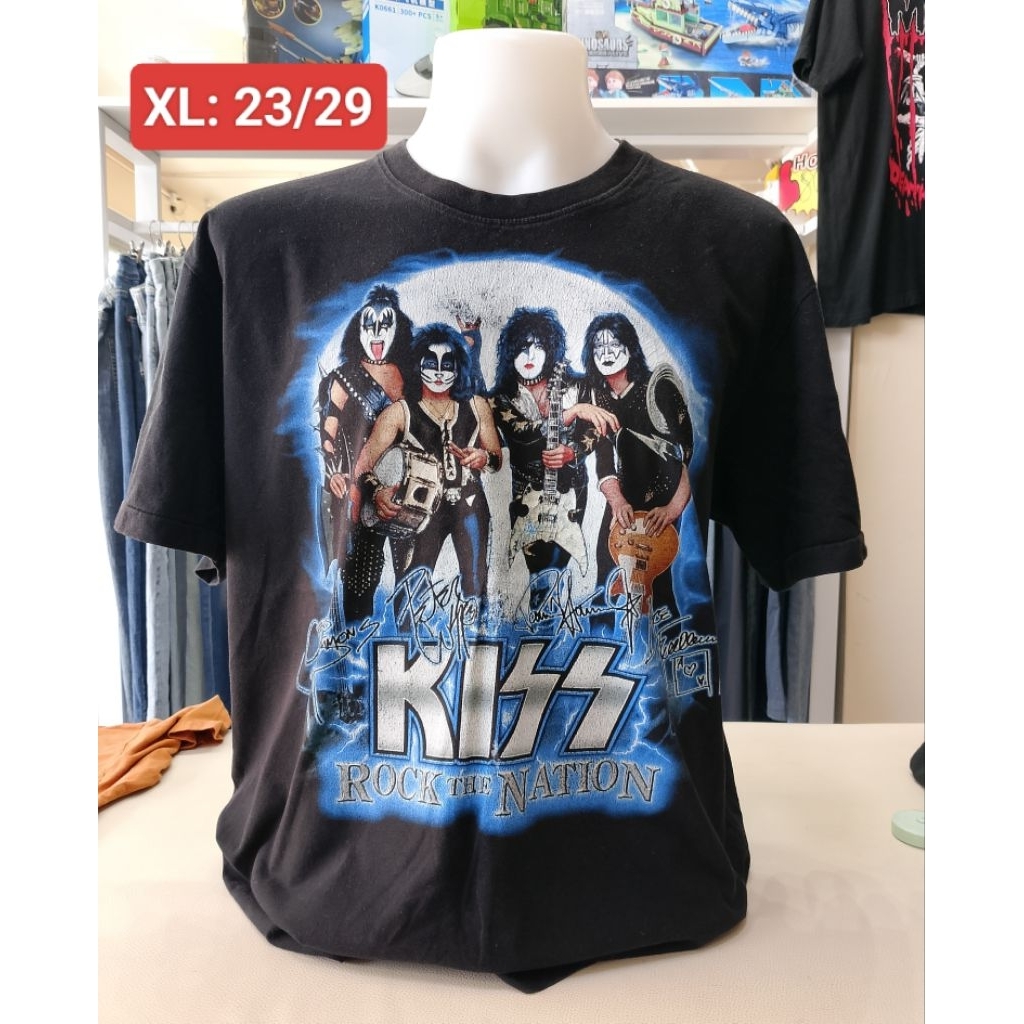 เสื้อวินเทจ เสื้อวง Kiss: Rock The Nation