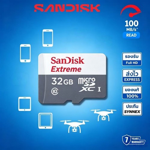 เมมโมรี่การ์ด Sandisk Ultra ของแท้ Class10 UHS-I Micro SD Card TF Card   กล้องวงจรปิด